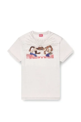 t-norm-t15 T-shirt avec motif en strass