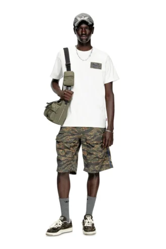 t-norm-t3 T-shirt avec patch logo camouflage
