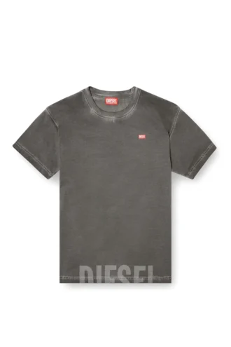 t-norm-t7 T-shirt en coton à col rond et imprimé