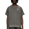t-norm-t7 T-shirt en coton à col rond et imprimé