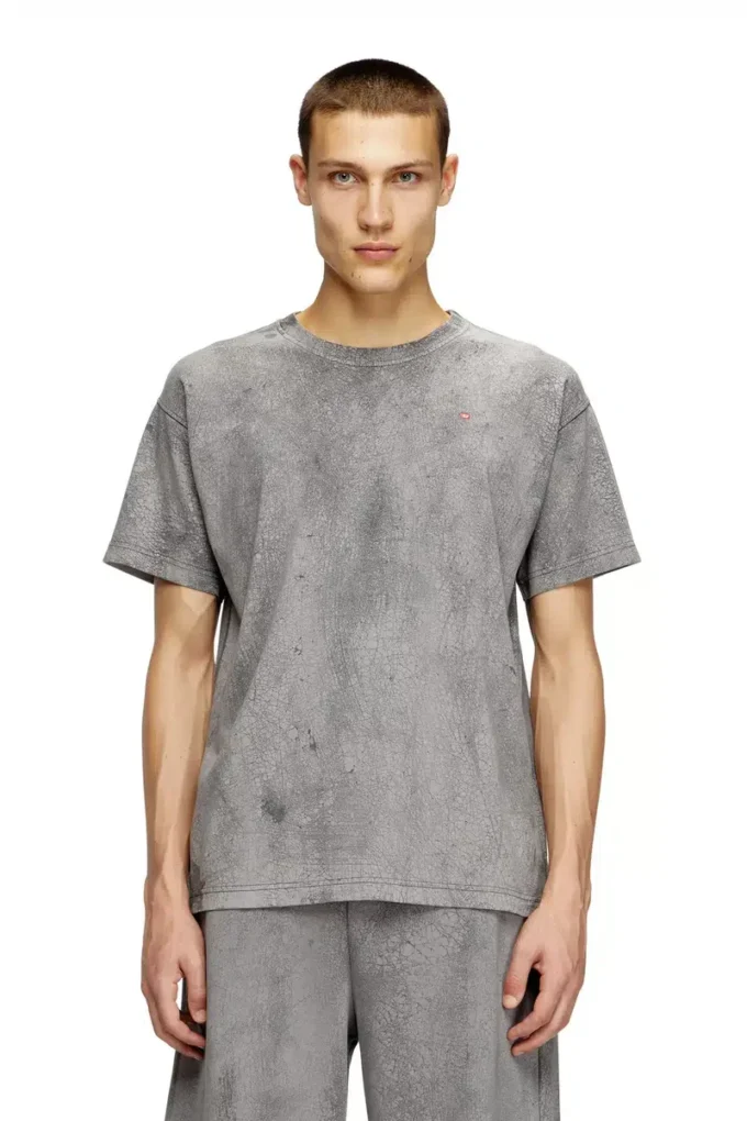 t-norm-t8 T-shirt en jersey ciré
