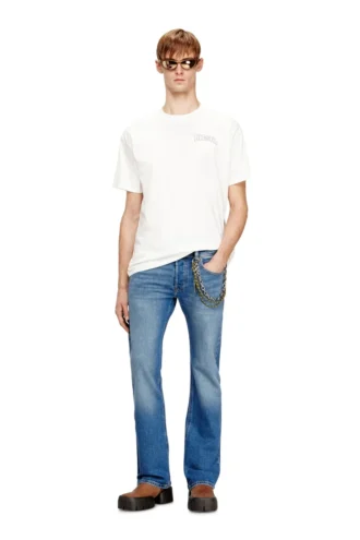 t-norm-v16 T-shirt classique en coton avec broderie Diesel