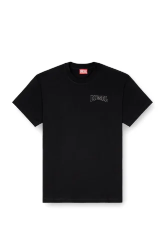 t-norm-v16 T-shirt classique en coton avec broderie Diesel