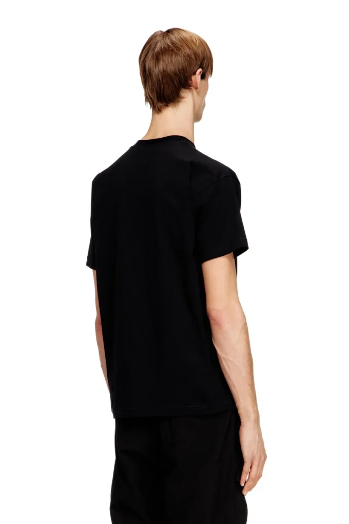 t-norm-v16 T-shirt classique en coton avec broderie Diesel