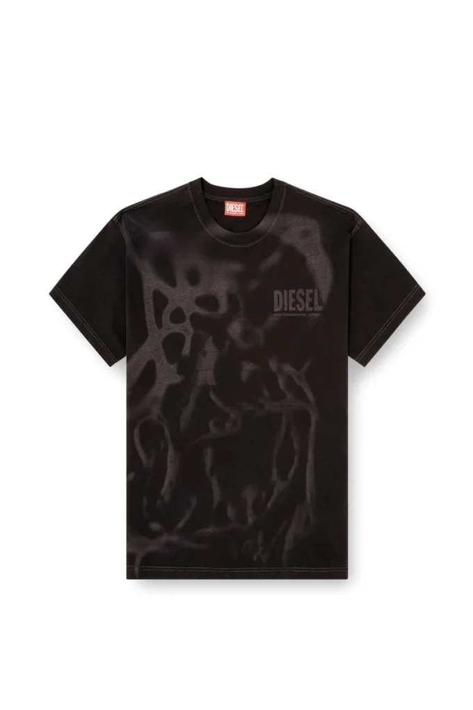 t-norm-v7 T-shirt en coton avec imprimé laser