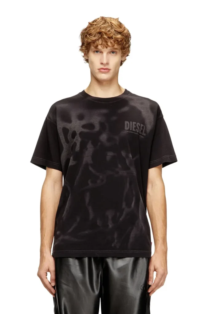 t-norm-v7 T-shirt en coton avec imprimé laser
