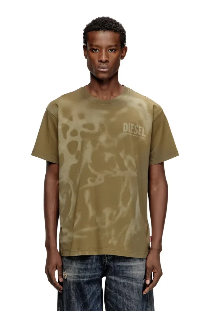 t-norm-v7 T-shirt en coton avec imprimé laser