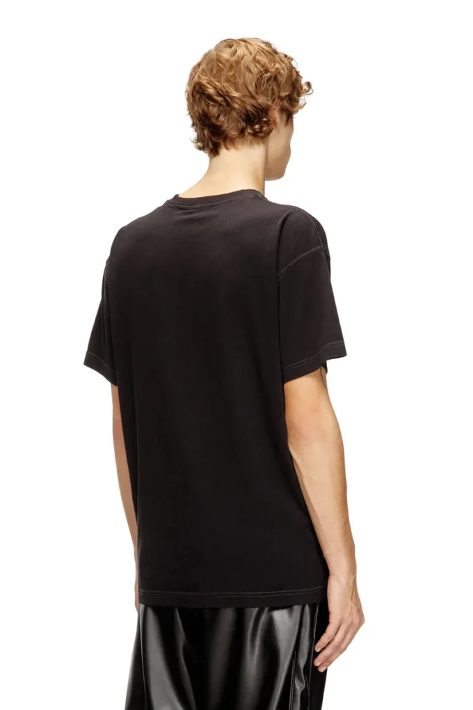 t-norm-v7 T-shirt en coton avec imprimé laser
