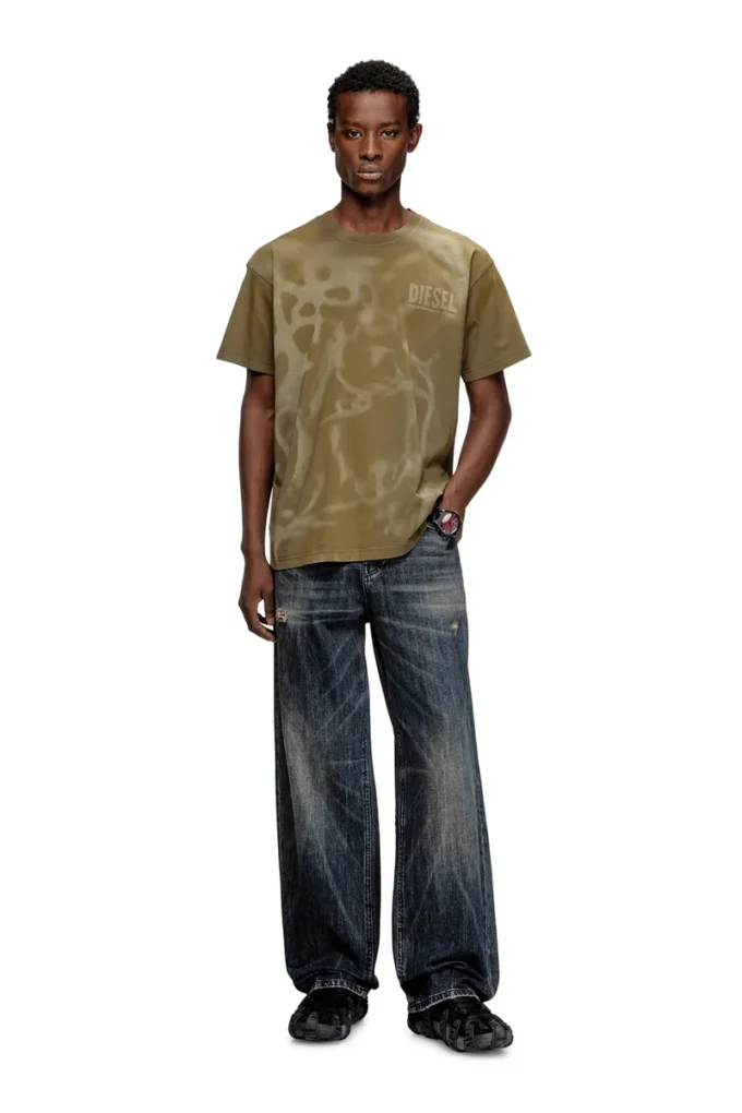t-norm-v7 T-shirt en coton avec imprimé laser