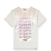 t-normac T-shirt à col rond avec imprimé paroles de chanson