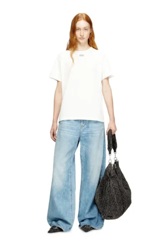 t-normy-od-s1 T-shirt en coton avec Oval D métallisé