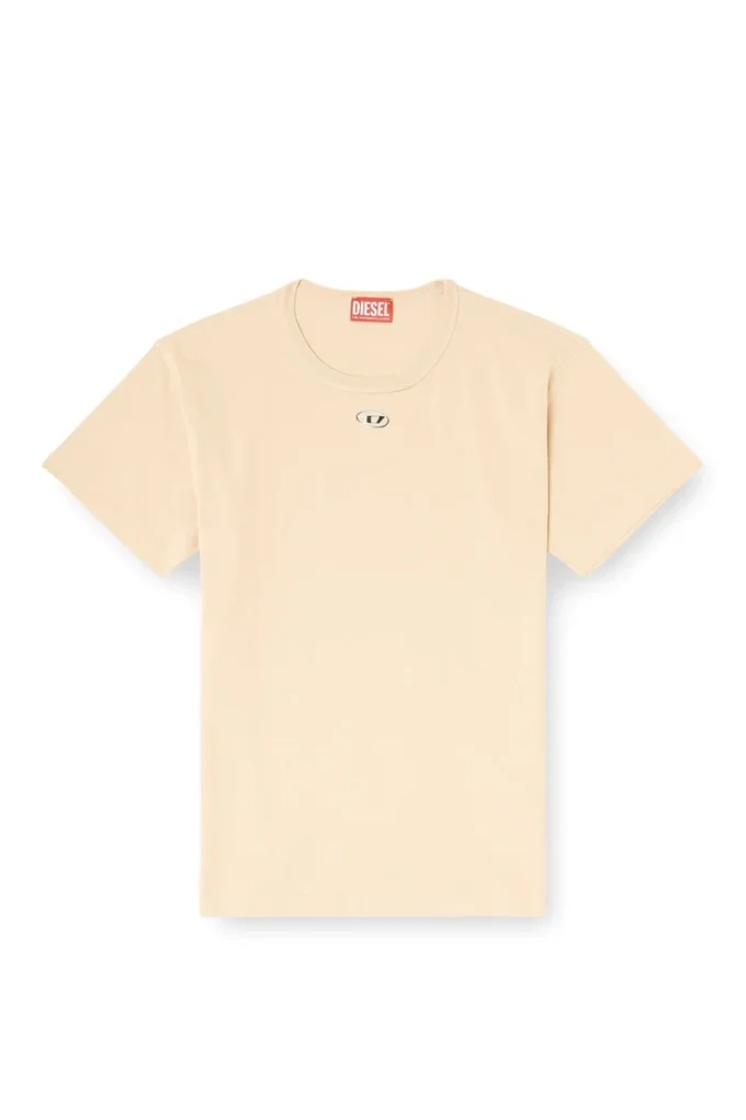 t-normy-od-s1 T-shirt en coton avec Oval D métallisé