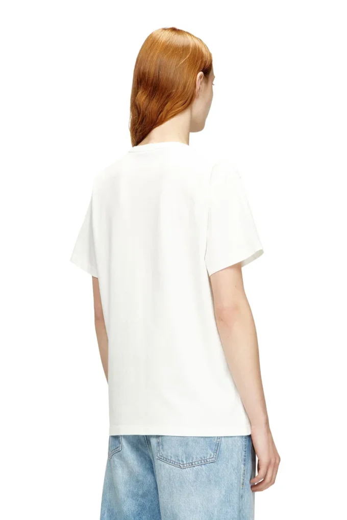 t-normy-od-s1 T-shirt en coton avec Oval D métallisé