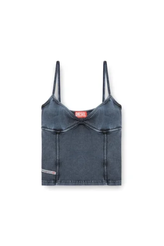 t-ony Débardeur à bretelles en jersey effet denim