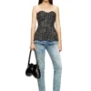 t-orset Top corset bouclé ultra décolleté