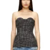 t-orset Top corset bouclé ultra décolleté
