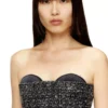 t-orset Top corset bouclé ultra décolleté