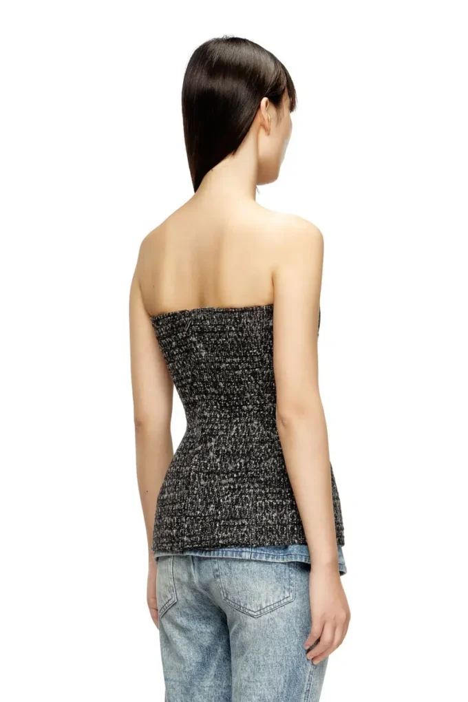t-orset Top corset bouclé ultra décolleté