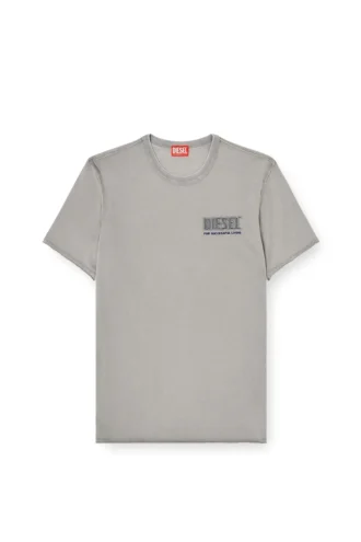 t-rawjust-v1 T-shirt délavé à l&rsquo;acide avec bords bruts