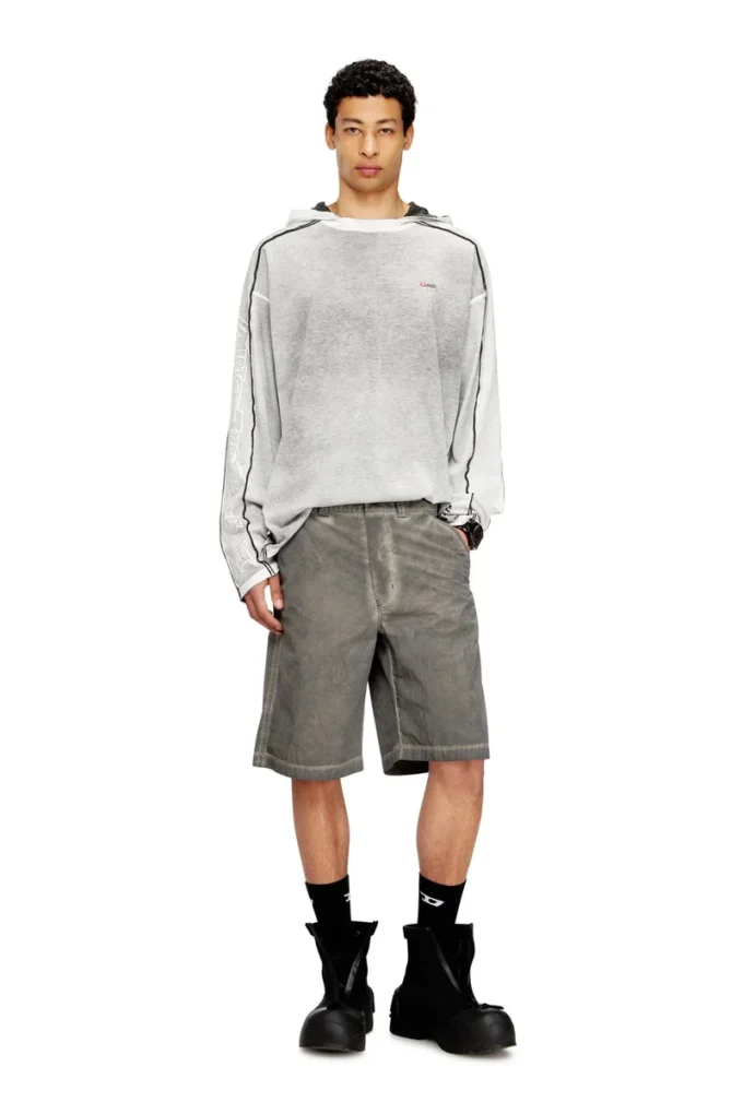 t-riven-ls-hood Sweat à capuche en coton avec spray coloré