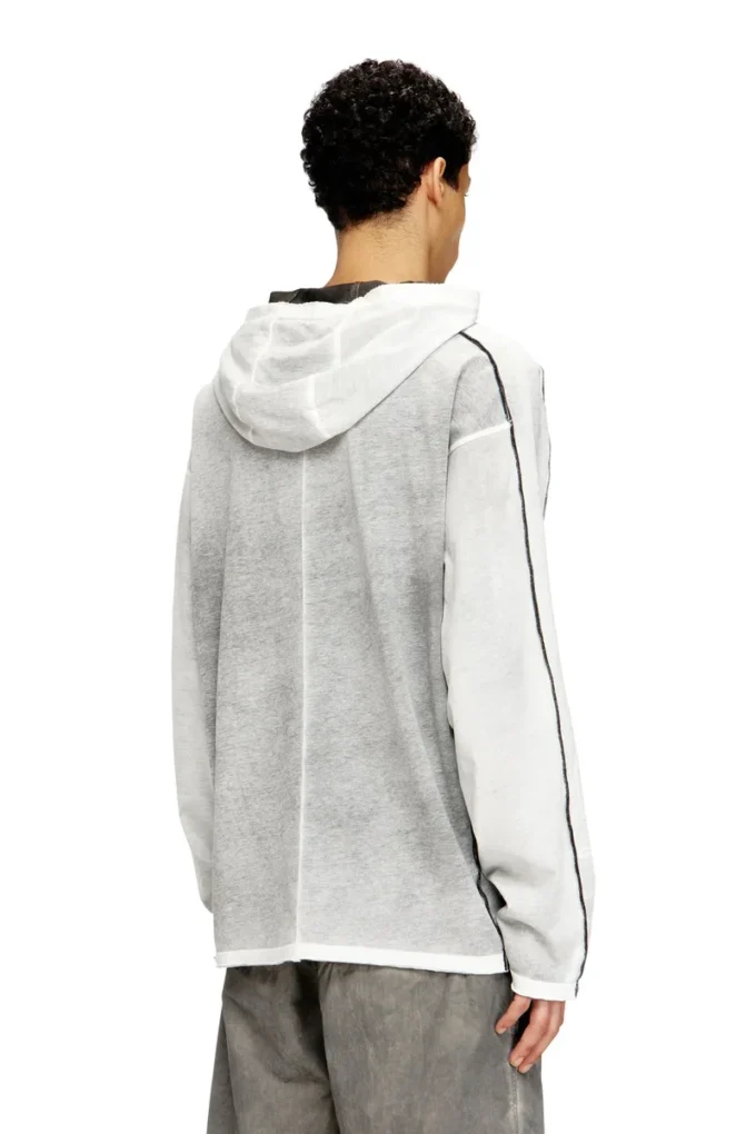 t-riven-ls-hood Sweat à capuche en coton avec spray coloré