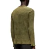 T-shirt Henley en jersey côtelé large traité