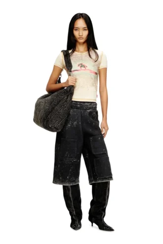 t-uncuties-long-s10 T-shirt slim avec strass