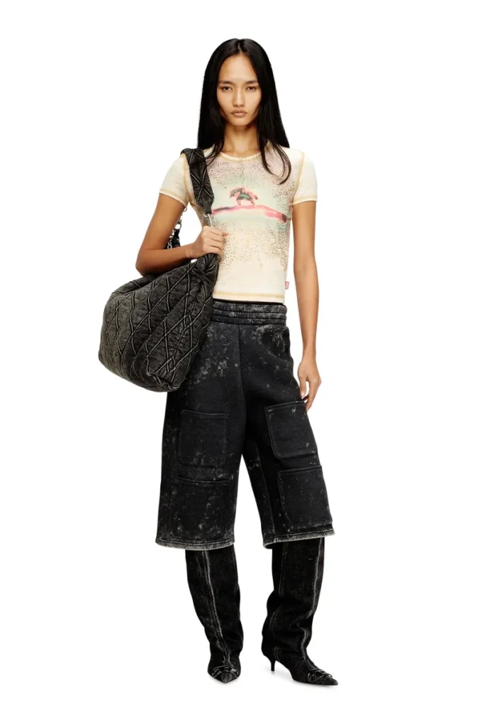 t-uncuties-long-s10 T-shirt slim avec strass