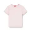 t-uncutieslong-od T-shirt slim fit avec logo Oval D métallisé