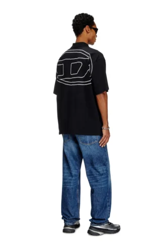 t-vort-megoval-d Polo avec broderie ovale maxi D