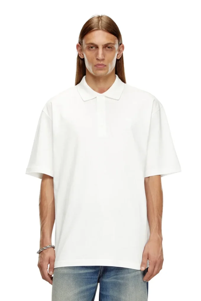 t-vort-megoval-d Polo avec broderie ovale maxi D