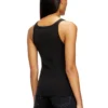 t-wife-od Débardeur slim avec Oval D découpé au laser