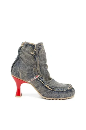 Talon d-woodstock ab D-Woodstock – Bottines en denim à talon