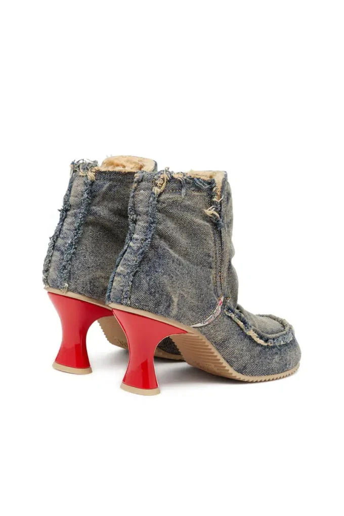 Talon d-woodstock ab D-Woodstock – Bottines en denim à talon
