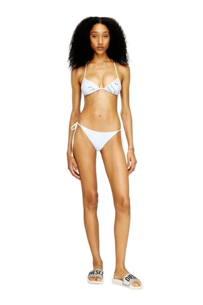 taylor-d-core Bas de bikini à imprimé vichy