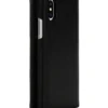 Étui folio 2 en 1 Diesel pour iPhone XS et iPhone X Étui en cuir noir avec logo imprimé et estampé, iPhone XS et X