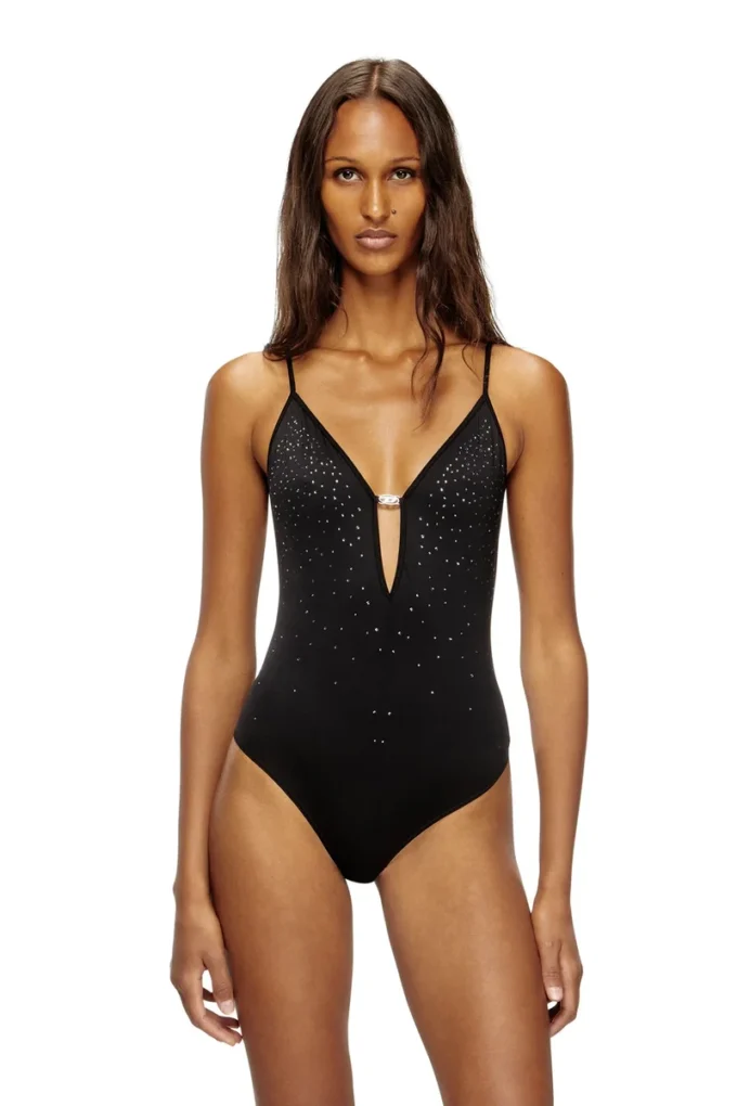 ufby-oval-d-bodysuit Body en microfibre avec cristaux