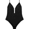 ufby-oval-d-bodysuit Body en microfibre avec cristaux