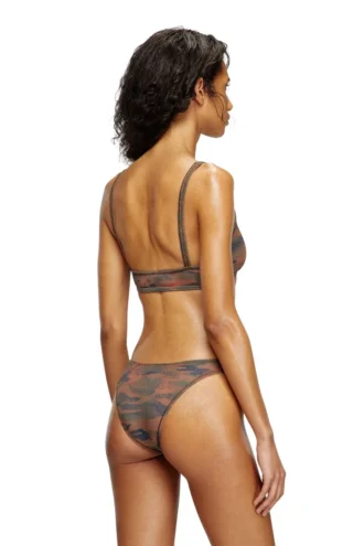 ut-bra-top-utlt Haut de bikini camouflage avec logo découpé