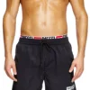 visper-41-d-core Short de bain mi-long avec logo imprimé