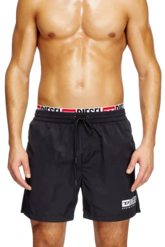 visper-41-d-core Short de bain mi-long avec logo imprimé