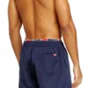 visper-41-d-core Short de bain mi-long avec logo imprimé