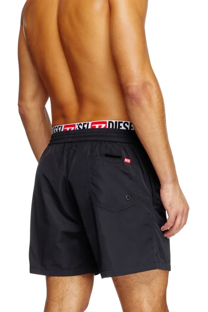visper-41-d-core Short de bain mi-long avec logo imprimé