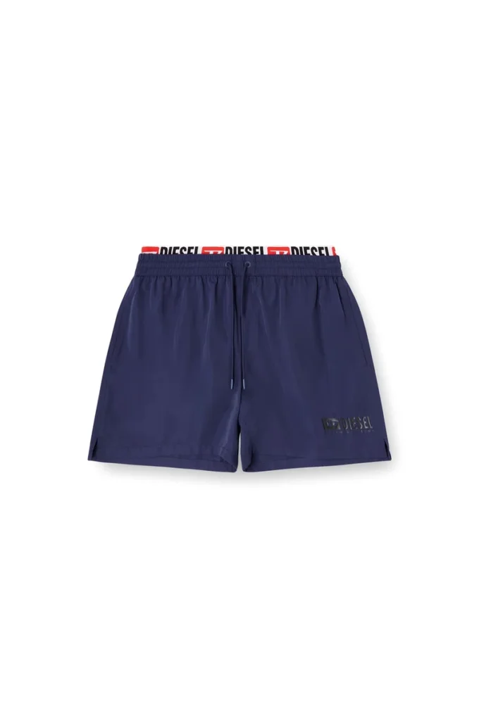 visper-41-d-core Short de bain mi-long avec logo imprimé