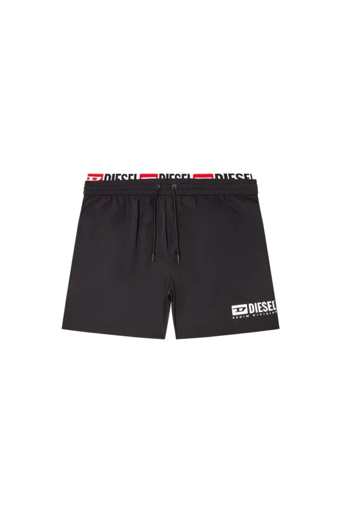 visper-41-d-core Short de bain mi-long avec logo imprimé
