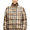w-bourbon-enbm Blouson bomber matelassé réversible