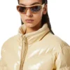 w-crema Blouson bomber matelassé en vinyle