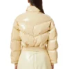 w-crema Blouson bomber matelassé en vinyle