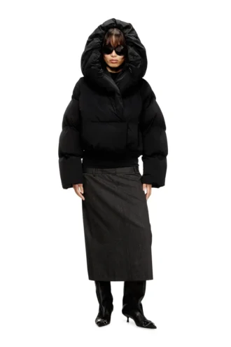 w-iley-t1 Doudoune enveloppante en nylon bi-extensible