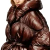 w-inona Manteau court matelassé avec ceinture